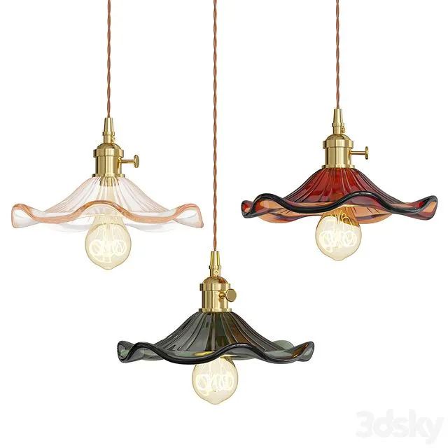 flower pendant 3D Model flower pendant 3D Model