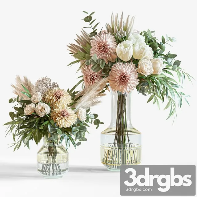 Flower set 014 dahlia Flower set 014 dahlia