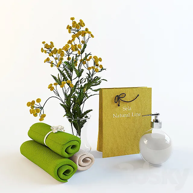 flower set 3D Model flower set 3D Model