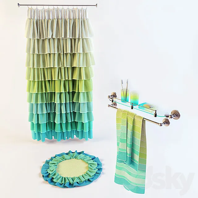 Flower set 3DModel Flower set 3DModel