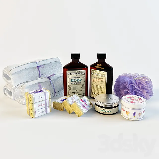 Flower set 3DModel Flower set 3DModel