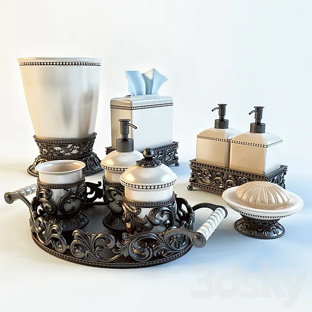 Flower set 3DModel Flower set 3DModel