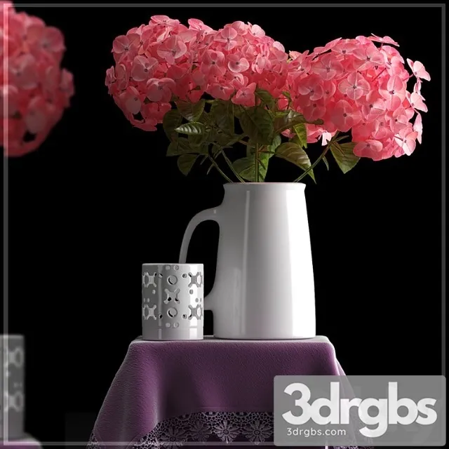 Flower Set 4 3D Model Download Flower Set 4 3D Model Download
