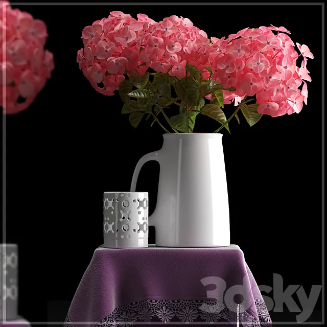 FLOWER SET 4 3DModel