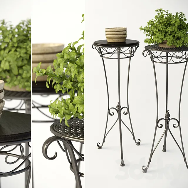 Flower stand 3D Model Flower stand 3D Model