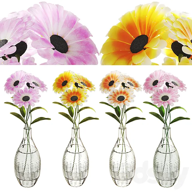 flower vase 3D Model flower vase 3D Model