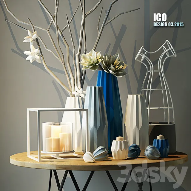 flower vase 3D Model flower vase 3D Model