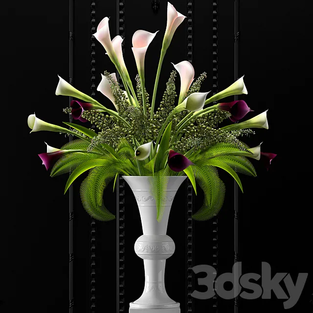 Flower Vase Set 2 3DModel
