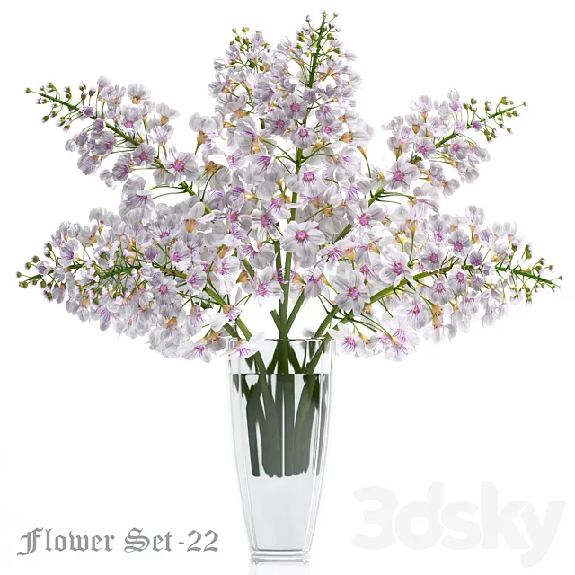 FLOWER VASE SET 22 3D Model FLOWER VASE SET 22 3D Model