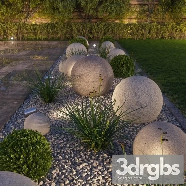 Flowerbed 3D Model Download