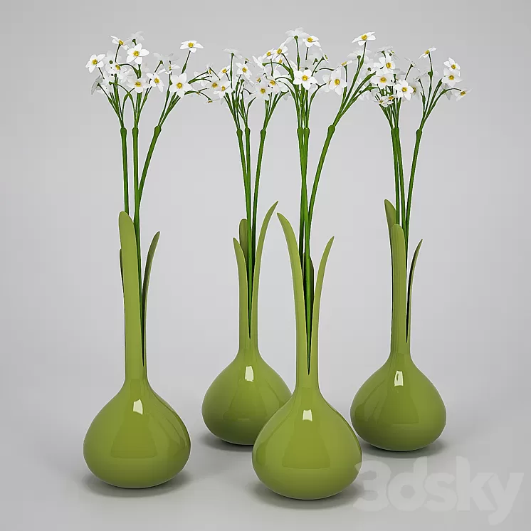 Flowers 3D Model Flowers 3D Model