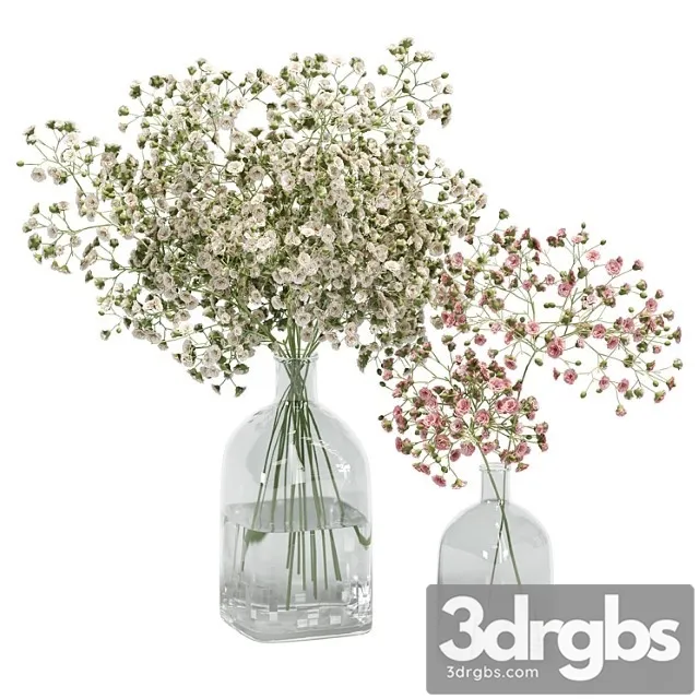 Flowers Bouquet In Glass Vase 02 1 3D Model Download Flowers Bouquet In Glass Vase 02 1 3D Model Download
