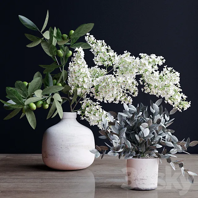 Flowers. branch 3DModel Flowers. branch 3DModel