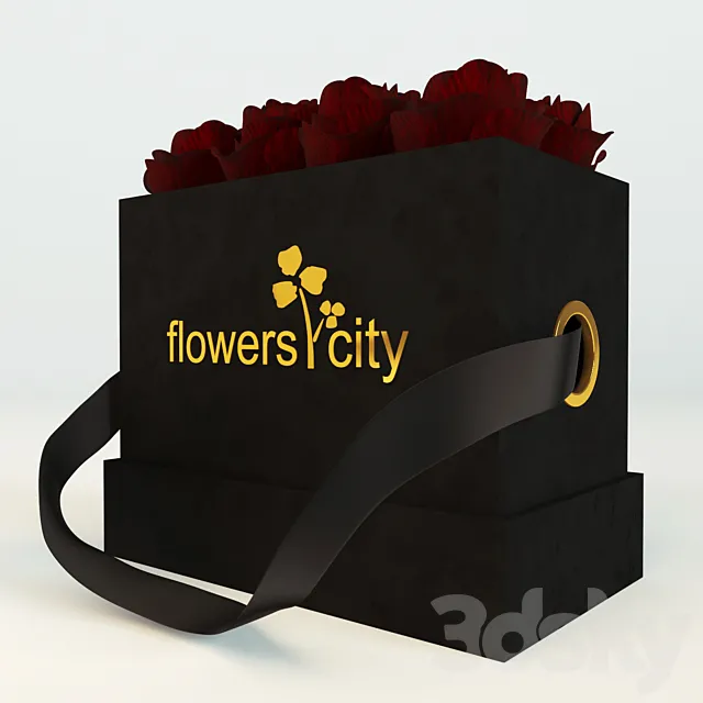 Flowers City 3D Model Flowers City 3D Model