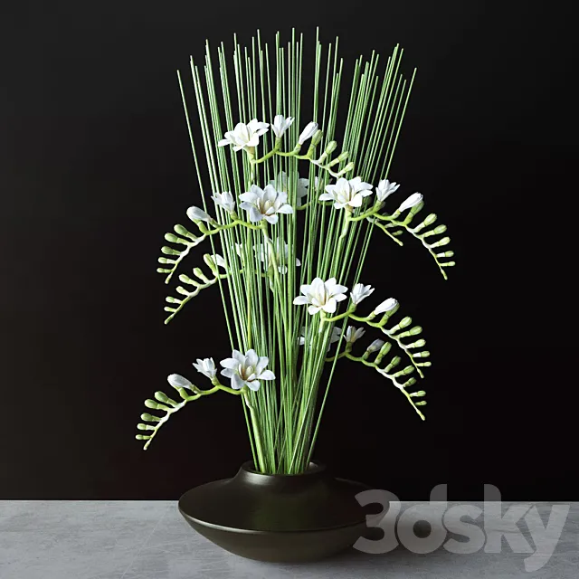 Flowers Freesia 3DModel Flowers Freesia 3DModel