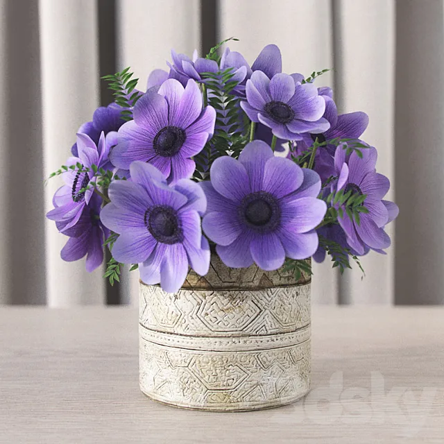 Flowers in a Vase 3 3D Model Flowers in a Vase 3 3D Model