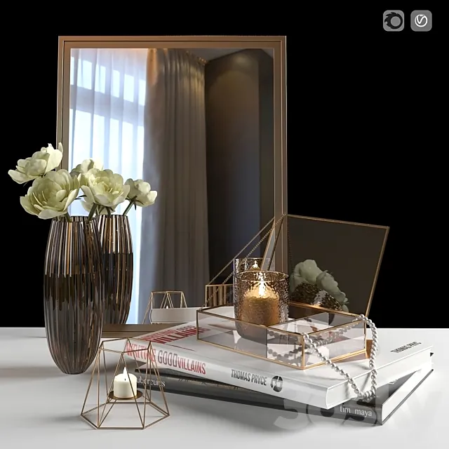 Flowers set 1 3D Model