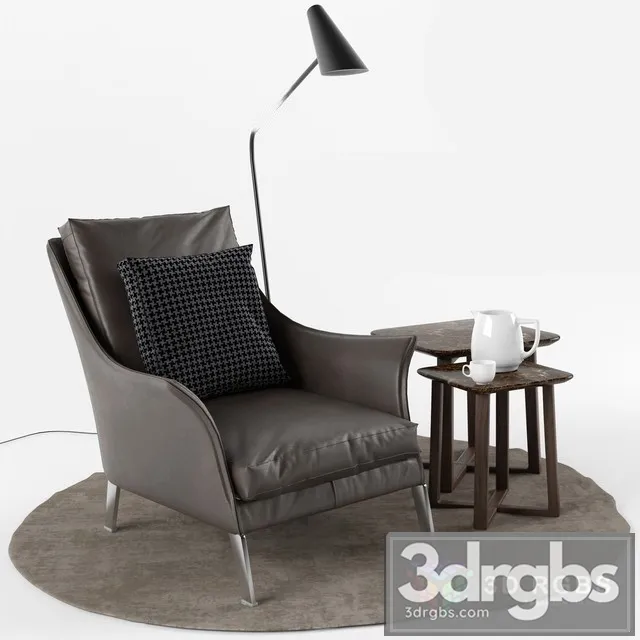 Floxform Boss Armchair 3D Model Download