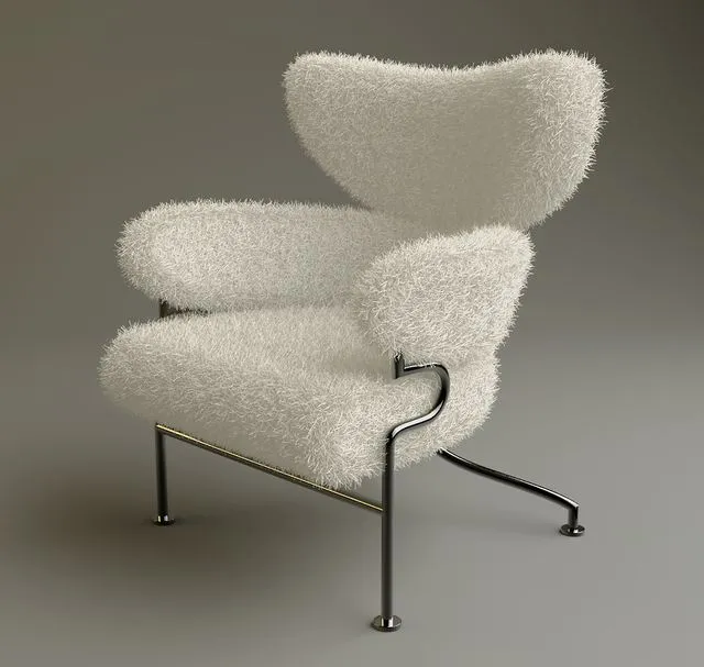 Zuster Husk Cassina Hola 367 Leather Dining Chair 3D Model Zuster Husk Cassina Hola 367 Leather Dining Chair 3D Model