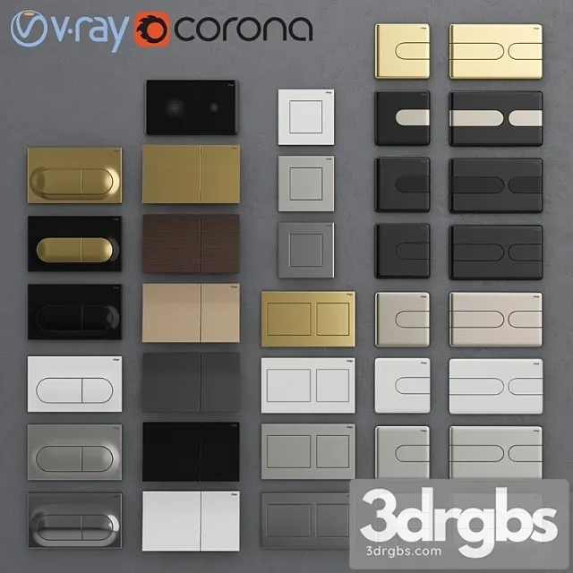 Flush buttons for installing viega 3 Flush buttons for installing viega 3