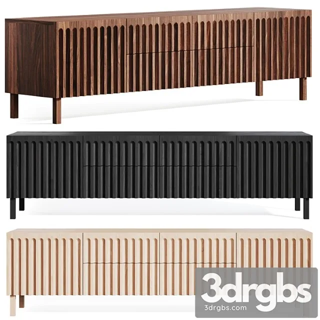 Fluted (media) cabinet by galvin brothers Fluted (media) cabinet by galvin brothers