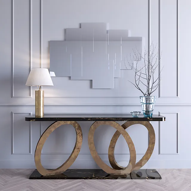 Fluxus Consolle Set 3DModel Fluxus Consolle Set 3DModel