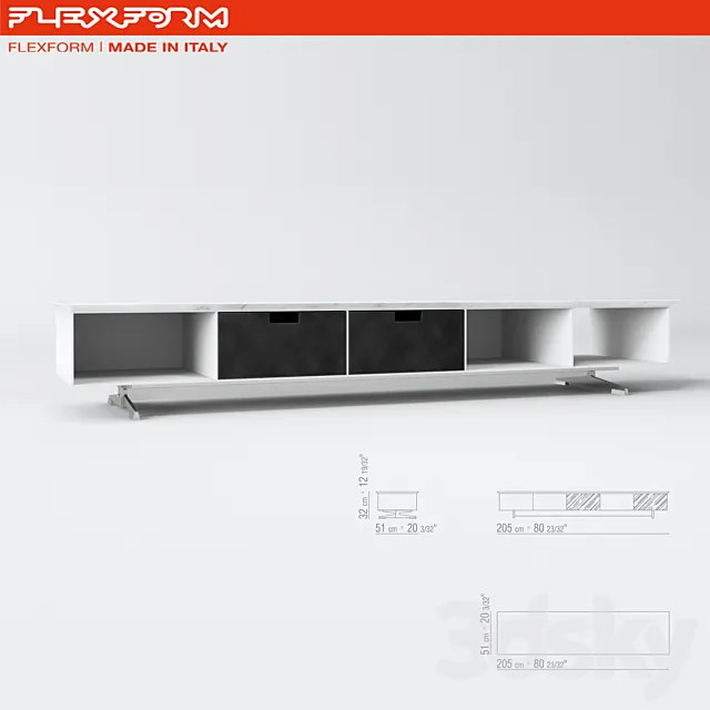 FLY | ANTONIO CITTERIO | 2011 FLEXFORM 3D Model