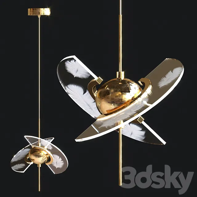 FLY Chandelier – single 3D Model