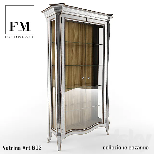FM collezione cezanne vetrina 3DModel FM collezione cezanne vetrina 3DModel