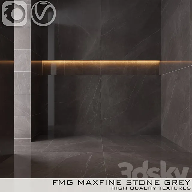 FMG STONE GRAY Tile 3D Model FMG STONE GRAY Tile 3D Model