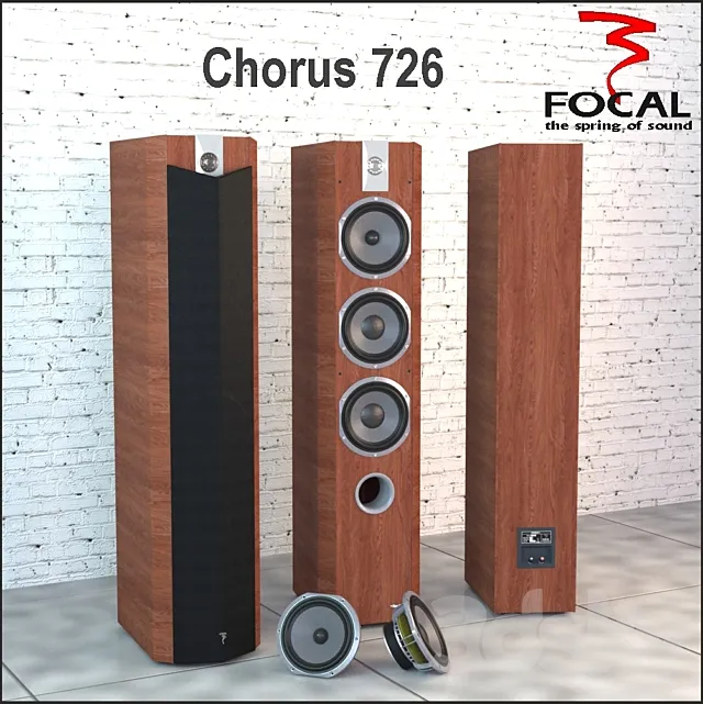 Focal Chorus 726 3D Model