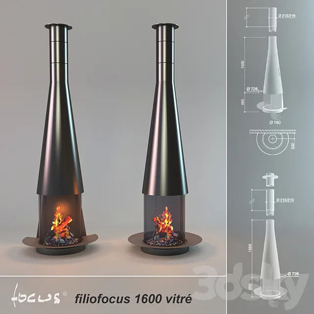 Focus. 1600 Filofocus vitre 3DModel