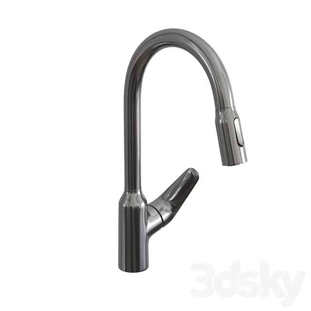 Focus M42 Single Lever Kitchen faucet 3D Model