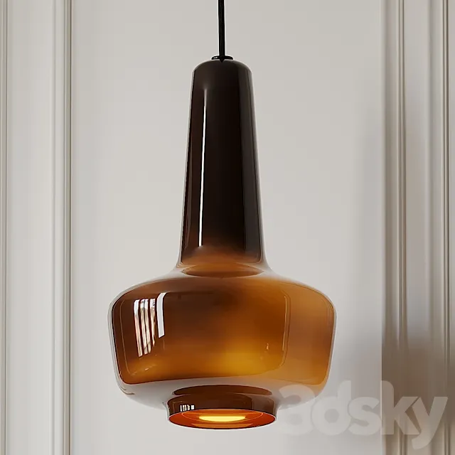 Fog & Morup Holmegaard Kreta Gass Pendant by Jacob Bang 3DModel