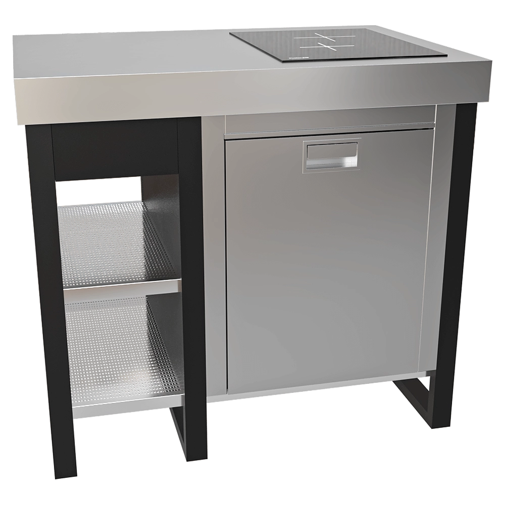 Fogher – Cabinet model with gas stove SX 3D Model