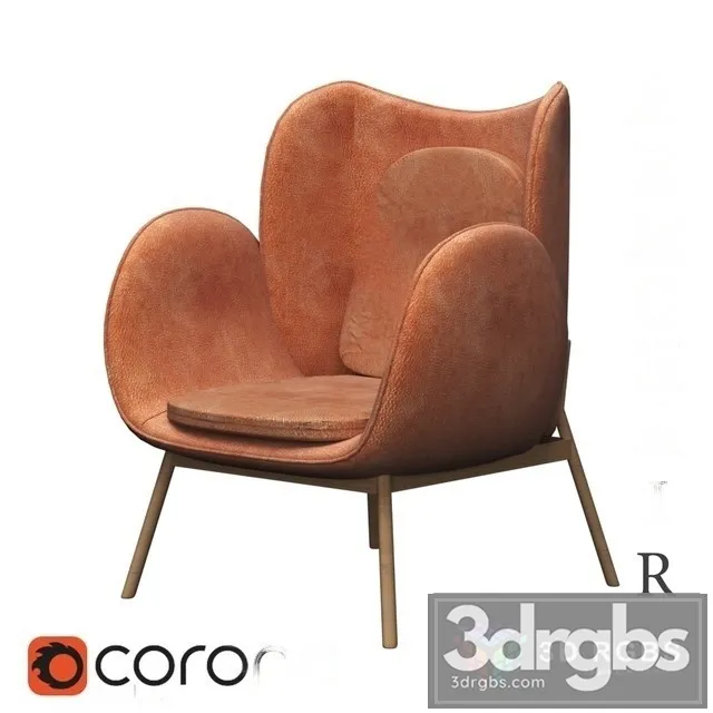 Fogia Enclose Armchair 3D Model Download