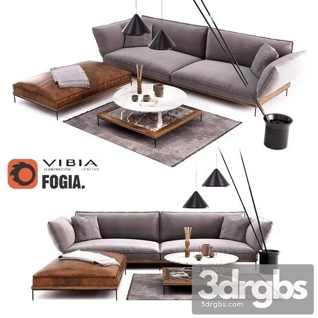 Fogia Jord Sofa Set 3D Model Download Fogia Jord Sofa Set 3D Model Download