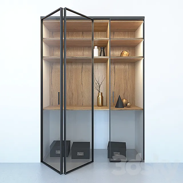 Folding doors raumplus 3DModel Folding doors raumplus 3DModel