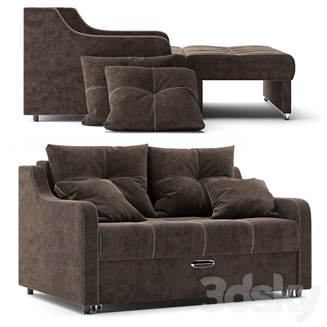 Folding sofa 3D Model Folding sofa 3D Model