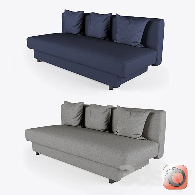 Folding sofa IKEA ASARUM 3D Model