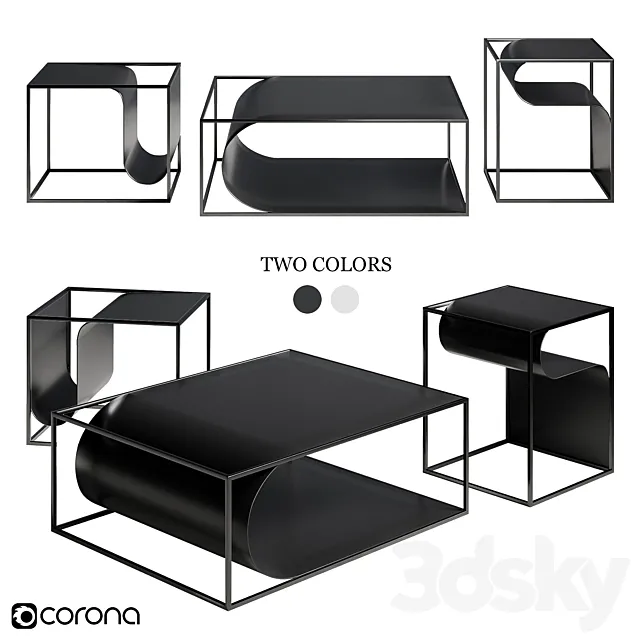 Folding Tables 3DModel