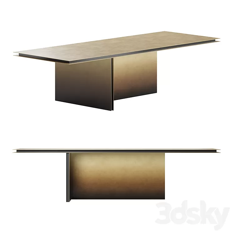 Folio dining table by De Castelli 3D Model Free Download Folio dining table by De Castelli 3D Model Free Download