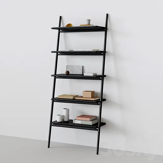 Folk ladder shelving by norm architects 3DModel