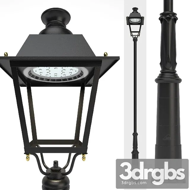 Fonarnyi Stolb Salvi Villa Ochocentista Led 3D Model Download