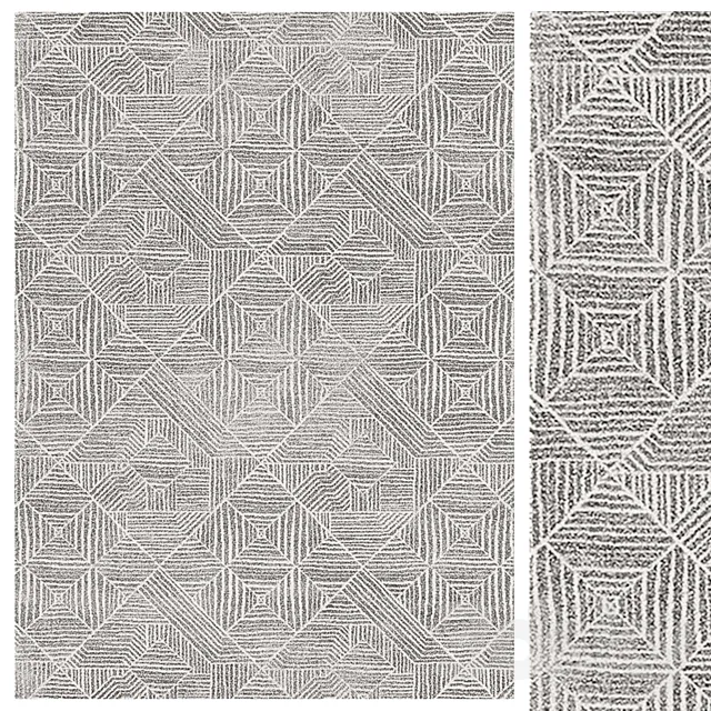 Fonseca modern rug 3D Model Fonseca modern rug 3D Model