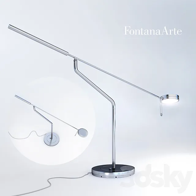 FontanaArte Three Sixty Table Lamp 3D Model