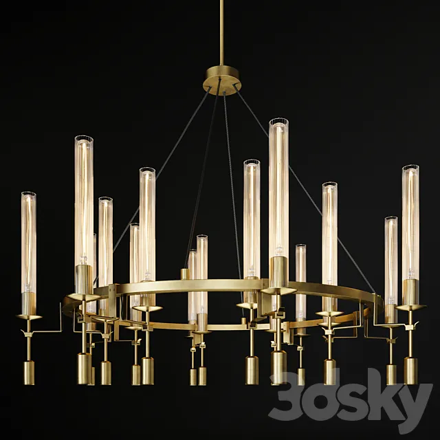 FONTANELLE ROUND CHANDELIER 3DModel