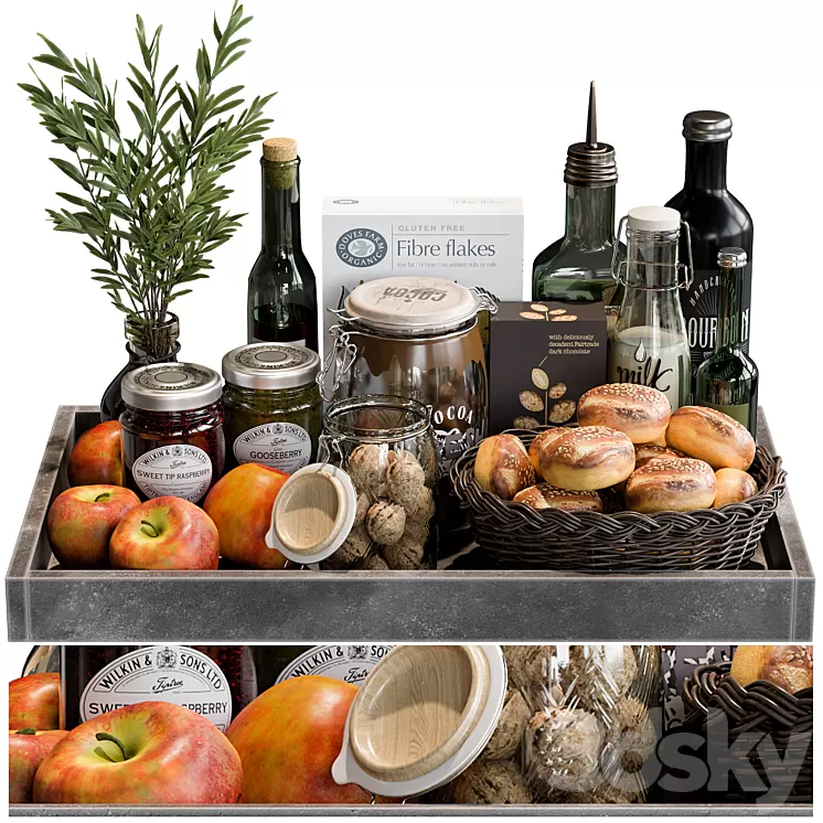 Food and Drinks 02 3D Model