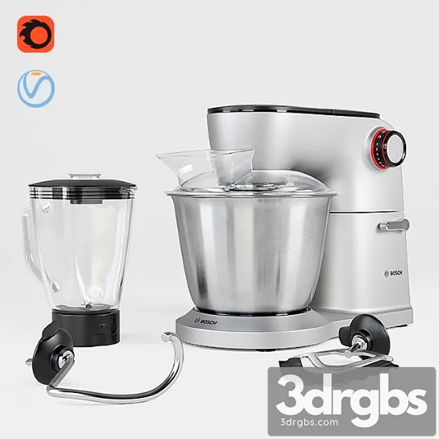 Food processor bosch 2 3D Model Download