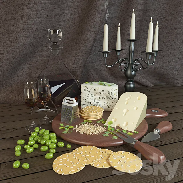 food set 3DModel food set 3DModel